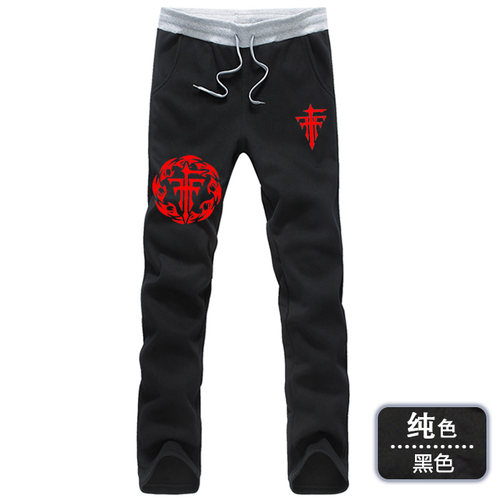 FFF团运动裤男款直筒裤子男士卫裤棉胖子长裤休闲裤秋款跑步男裤