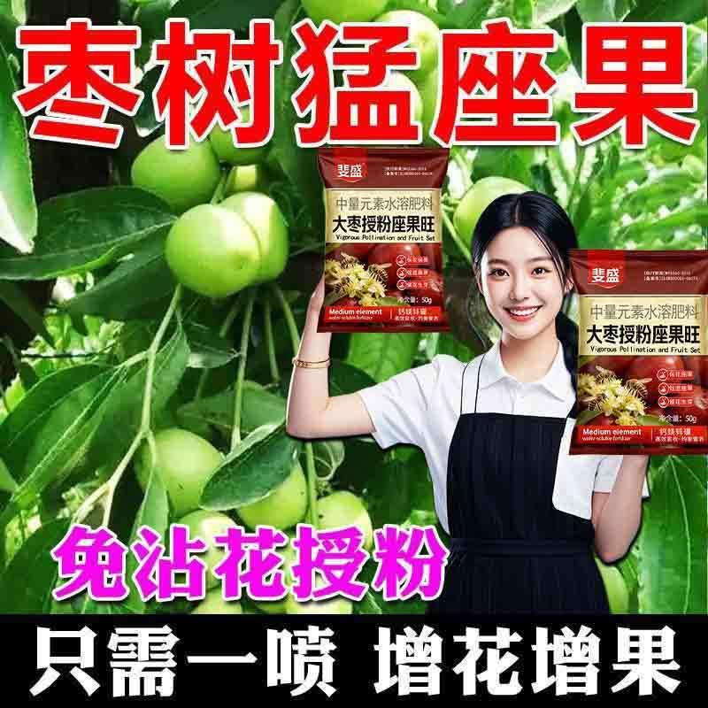 枣树专用保花保果农用坐果精催花叶面肥