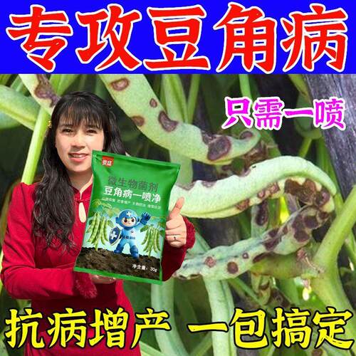 豆角病毒病专用药花叶卷叶黄叶病豆角病毒病专用杀菌豆角病专用