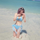 2026新款 聚拢性感比基尼分体泳衣女海边沙滩度假泡温泉三点式 纯欲