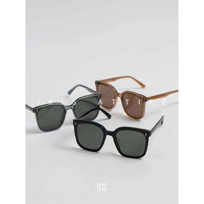 大框显脸小墨镜板材墨镜