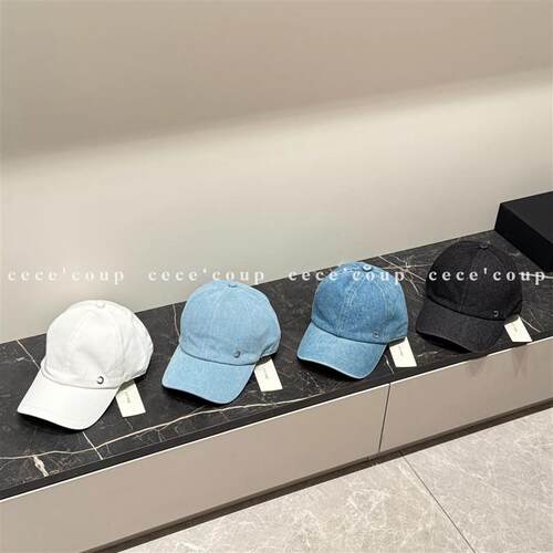 cece 显脸小神器6/11 新品 26FW 金属字母百搭牛仔棒球帽