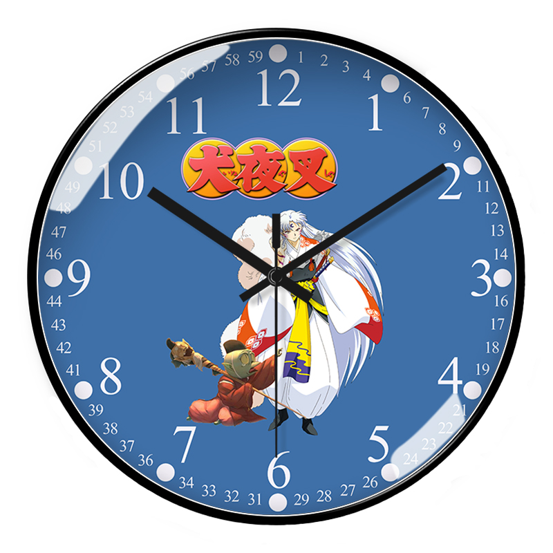 创意钟客厅时针简约犬夜叉