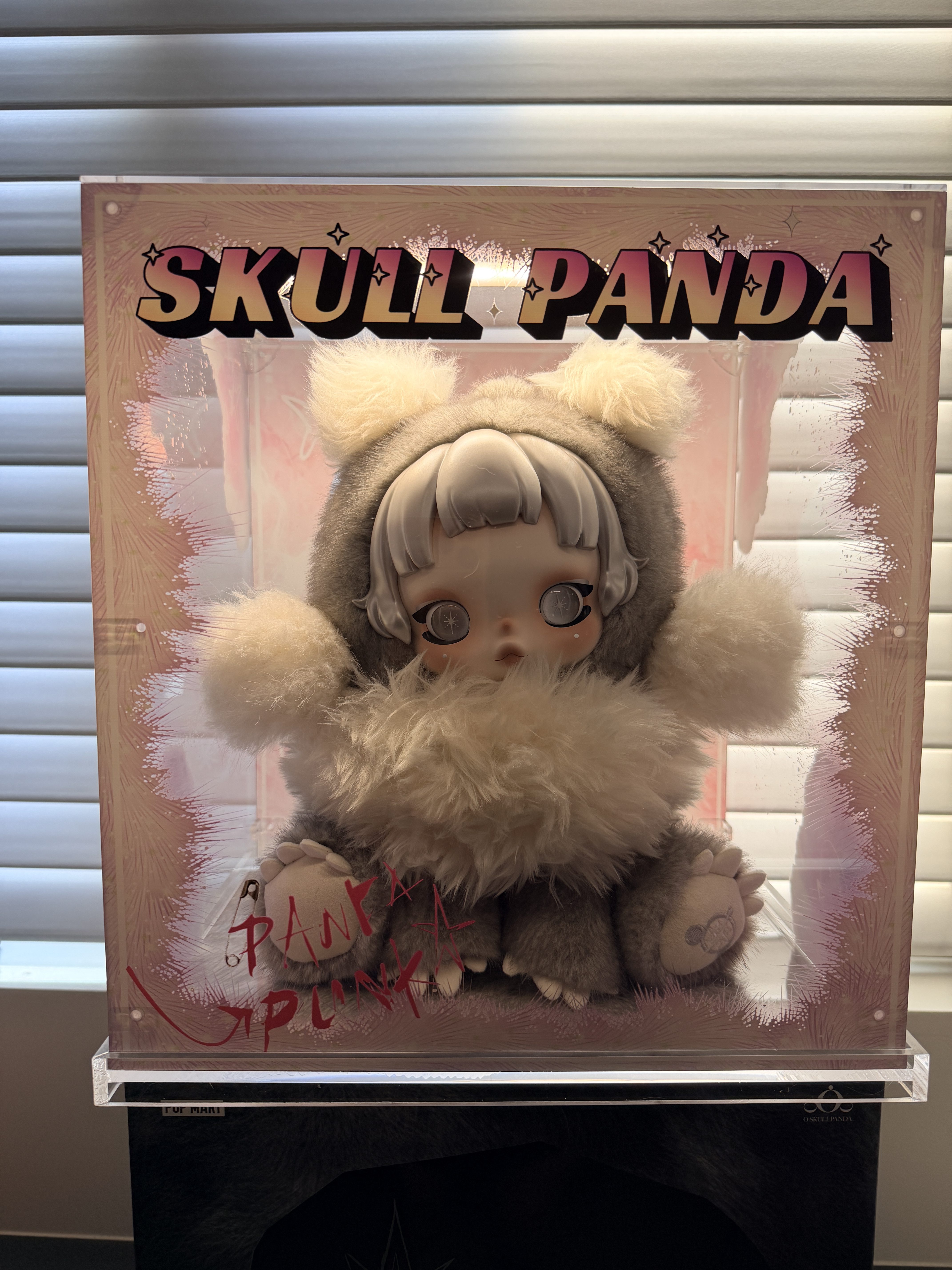 DQ家原创Skullpanda熊叛叛收纳盒Sp亚克力收纳盒防尘盒（不含娃）
