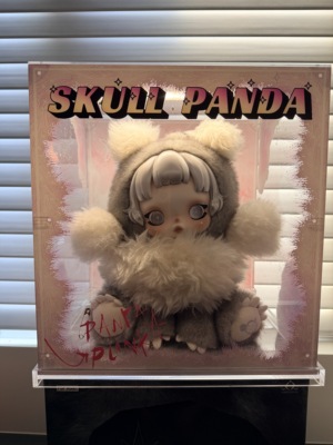 DQ家原创Skullpanda熊叛叛收纳盒Sp亚克力收纳盒防尘盒（不含娃）