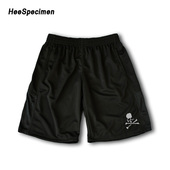 暗黑3m反光骷髅头MMJ网眼透气沙滩短裤 mastermind休闲五分薄短裤