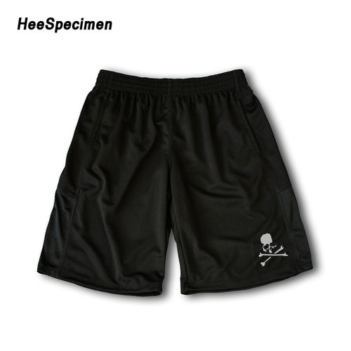 五分沙滩潮牌暗黑反光短裤