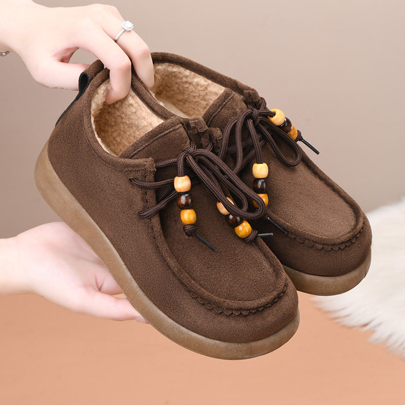 冬季老北京棉鞋女加绒保暖袋鼠鞋妈妈棉靴加厚防滑女士厚底雪地靴,女鞋,时尚雪地靴,淘宝优惠券,粉丝福利购,淘宝优惠卷