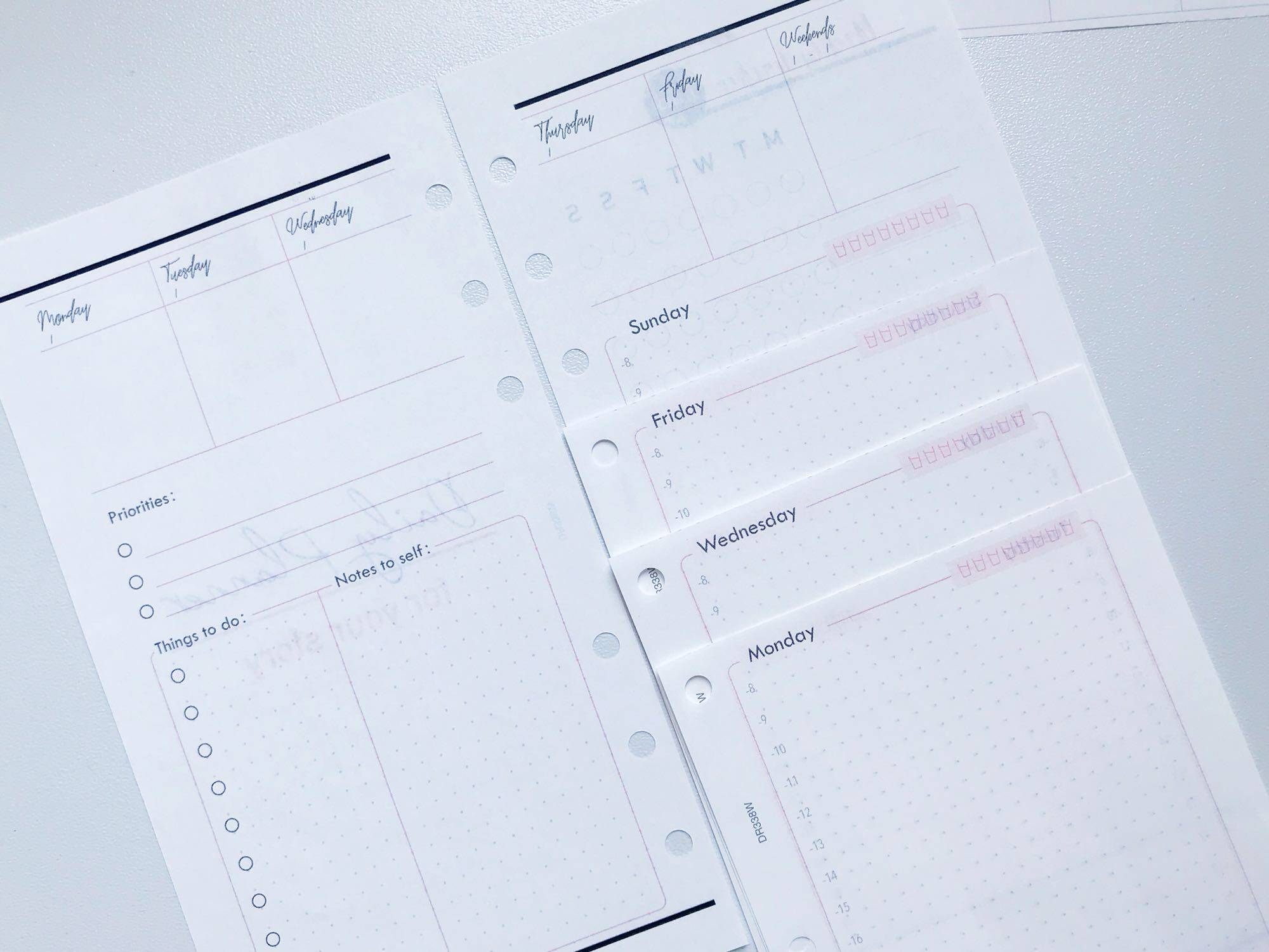 11 없음 [사이즈 가능] [창문을 여는 1주 플랜 + 7일 데일리 플랜] 샤투가 직접 만드는 핑크 앤 블랙 액티비티