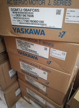 SGM7G-1EA7C6C原装安川7系伺服电机全新质保一年现货包邮欢迎询价