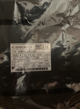 SGMGH-55ACA6C原装安川5.5KW伺服电机全新质保一年现货包邮询价