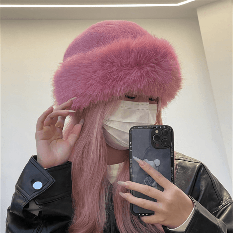 新款毛绒地主帽女秋冬防寒保暖帽子东北盆帽护耳帽显脸小渔夫帽潮,服饰配件/皮带/帽子/围巾,帽子,淘宝优惠券,粉丝福利购,淘宝优惠卷