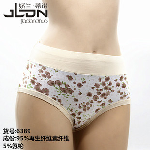 舒适裤 女 头7013 6389青年内裤 娇兰蒂诺7722女士中高腰小平脚裤