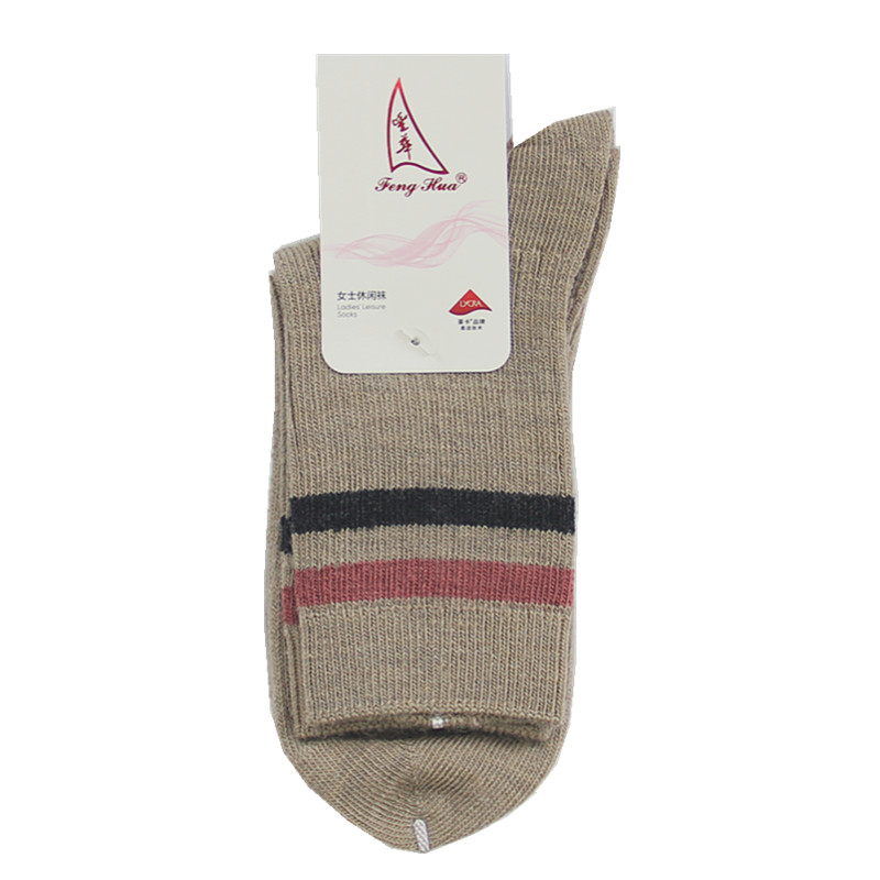 丰华女士保暖青年时尚风羊毛袜子