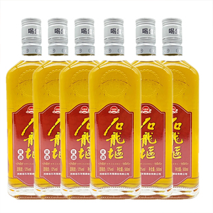 石龙堰传统型酿造半干型黄酒瓶装12度500ml6瓶装河南南阳西峡特产