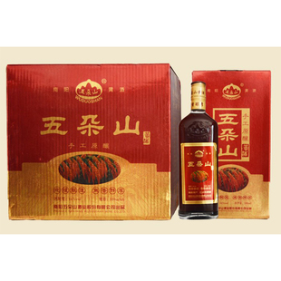 五朵山黄酒手工传统金标半甜16度500ml6瓶箱装 河南南阳镇平特产