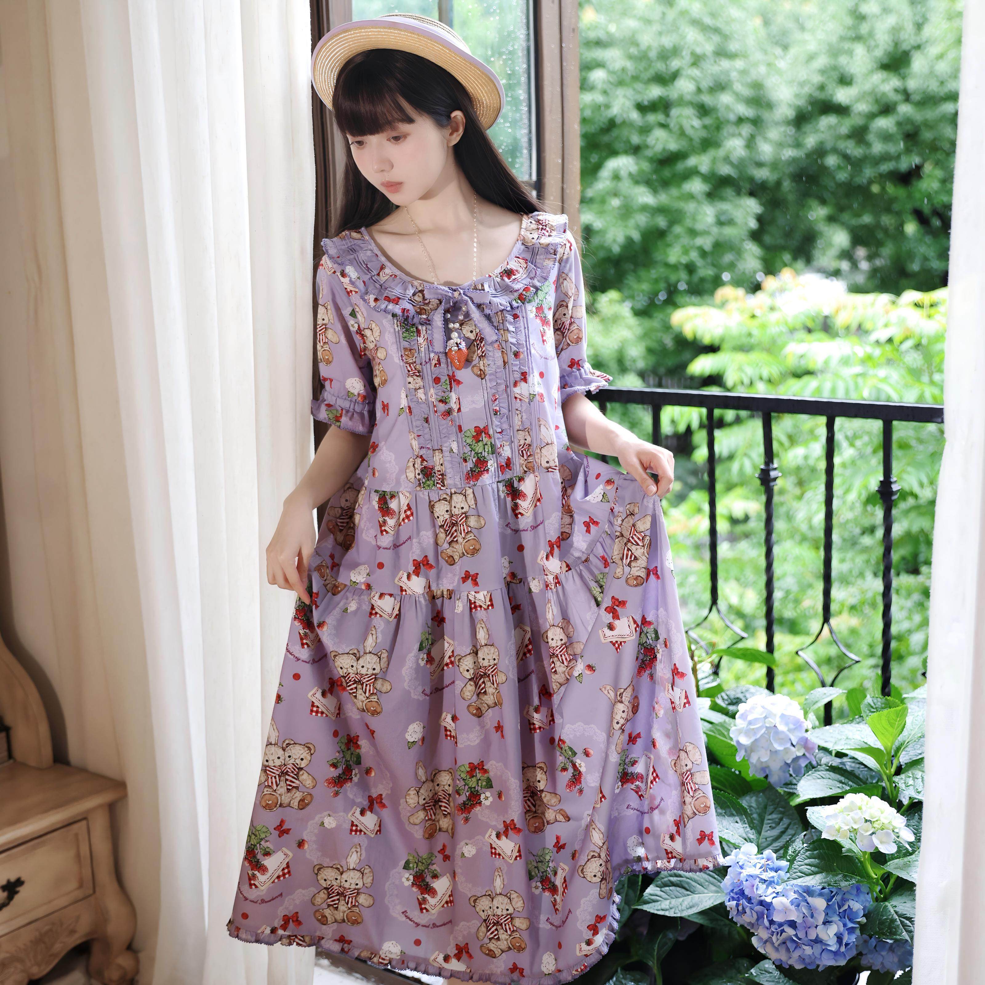 【双头 简单尾款】10.6号截止下架山茶莓果OP/JSK Lolita