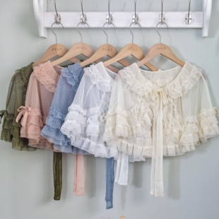 （定金披肩）二团慢团莉莉安的夏日点纱披肩Lolita洛丽塔日常