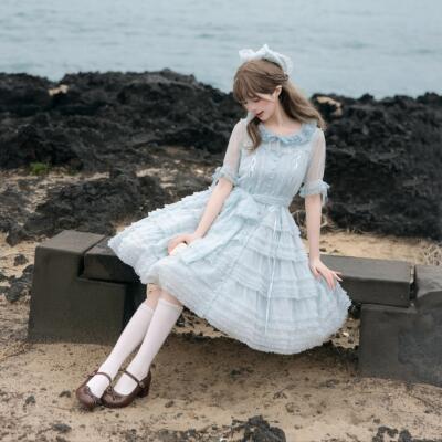 (三团新色长短款通用意向金)莉莉安的夏日春日花语Lolita洛丽塔