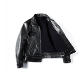 ACE浮生出品穆赫兰道机车皮夹克 新西兰植鞣茶芯马皮真皮