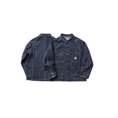 ACE浮生出品1930S赤耳丹宁四袋工装 插肩宽松外套overall牛仔夹克