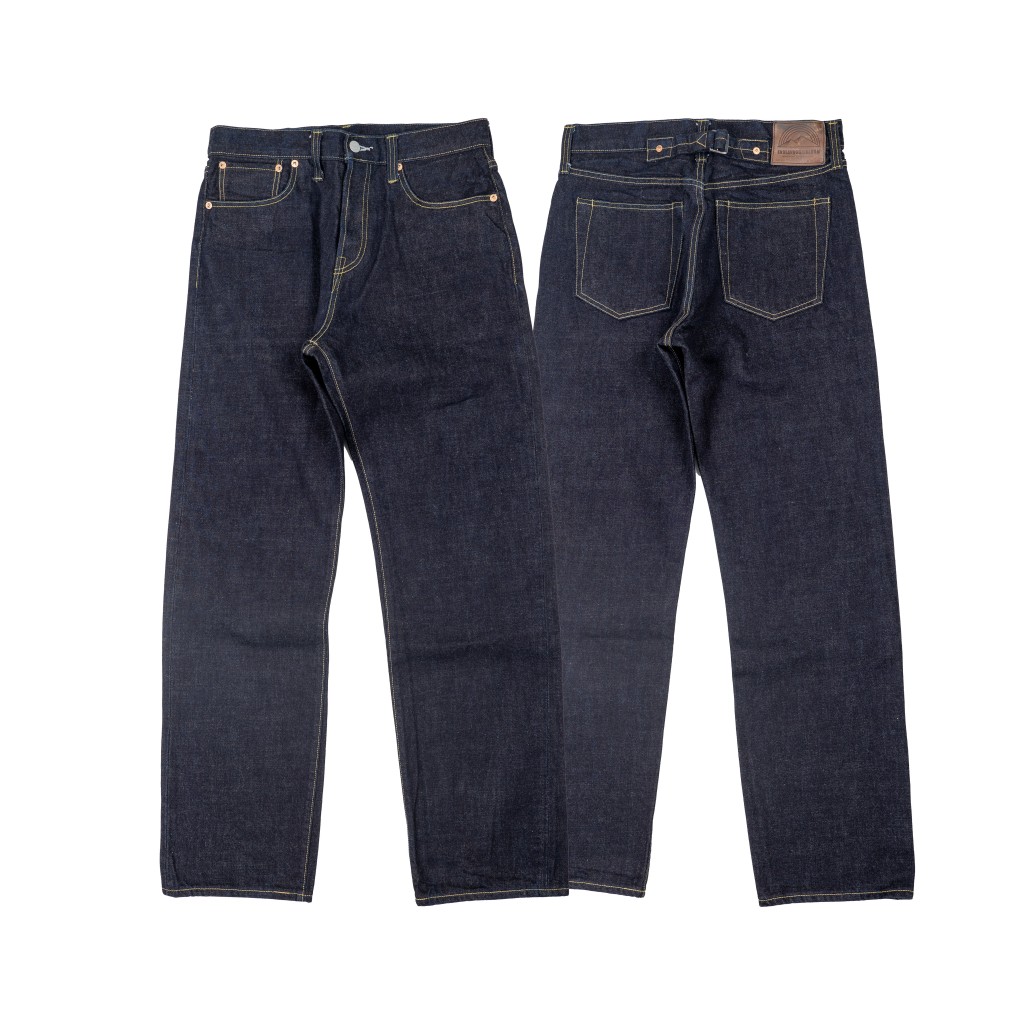 浮生出品原色牛仔裤宽松直筒