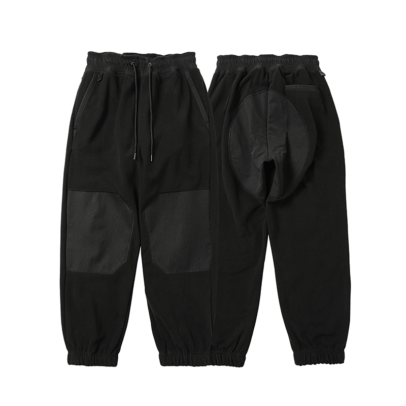 浮生出品摇粒绒合身保暖卫裤