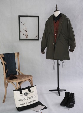 ACE浮生出品M65Parka 复刻1978年铜拉尼龙混纺军事长款鱼尾风衣男