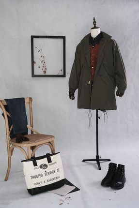 ACE浮生出品M65Parka 复刻1978年铜拉尼龙混纺军事长款鱼尾风衣男
