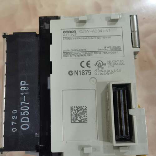维修CJ1W-AD41-V1PLC，全新的欧姆龙编程控制器模拟量输议价