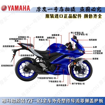 21-24YZF-R3全车外壳塑件r3导流