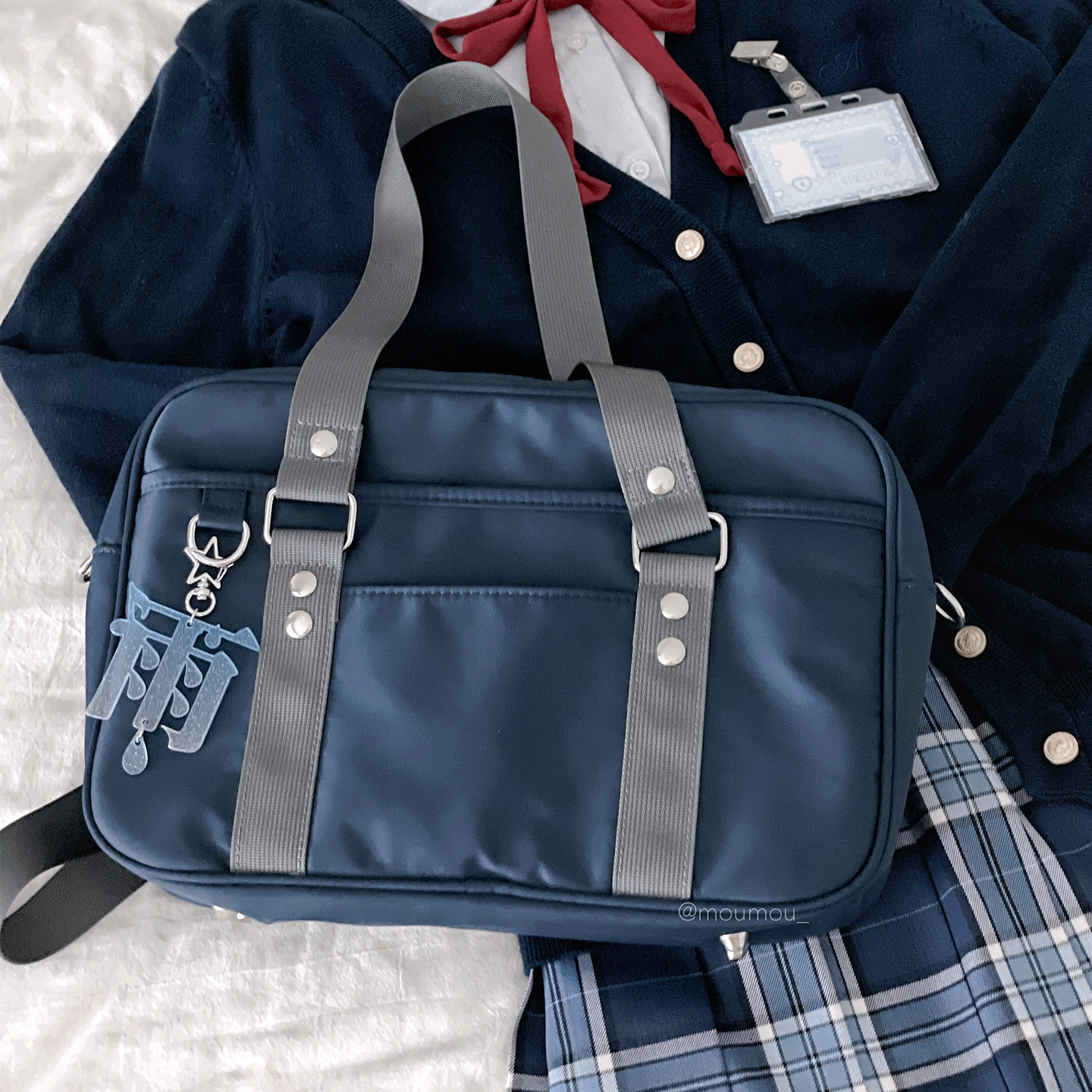尼龙布制服包基础款JK学生单肩包