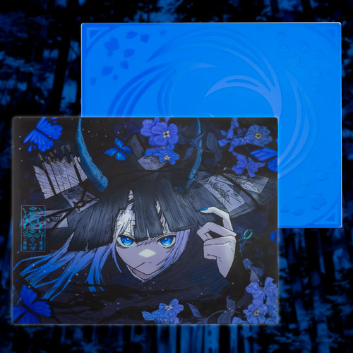 AbyssGaming【岚玉】2MM厚2.5D倒角 涂层速度玻璃鼠标垫