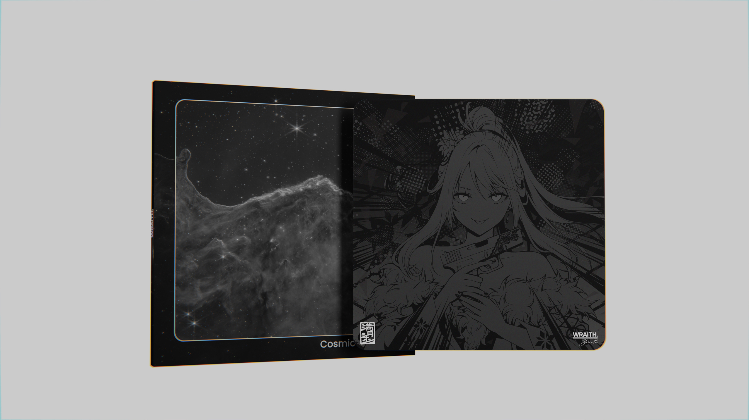 Wraith Cosmic V2 邪惡版 玻璃鼠标垫