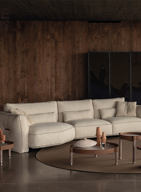cierre1972意式极简布艺三人位异形组合客厅北欧模块客厅现代沙发