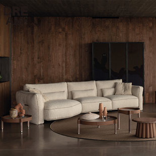 cierre1972意式极简布艺三人位异形组合客厅北欧模块客厅现代沙发