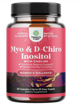 Myo-Inositol D-Chiro Inositol 肌醇和D-胆碱肌醇女士保健60粒
