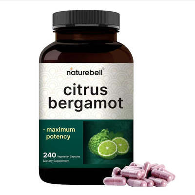现货佛手柑胶囊 Citrus Bergamot 5000mg成人柑橘240粒NatureBell