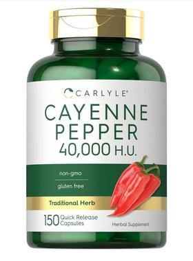 Carlyle Cayenne Pepper 辣椒胶囊成人保健150粒植物