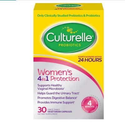 Culturelle 4-in-1 Probiotics女性益生菌消化保健妇科肠道益生元