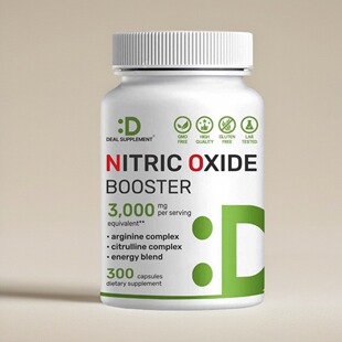 美国男士一氧化氮助推剂精氨酸Nitric Oxide Booster3000毫克保健
