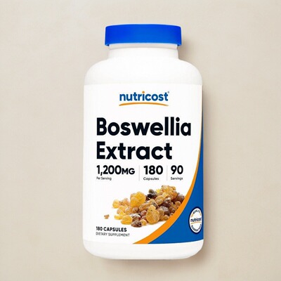 现货美国乳香胶囊成人肠胃保健品Nutricost Boswellia 180粒