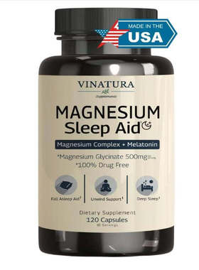 美甘氨酸镁情绪压力Magnesium Glycinate Sleep Aid L-Theanine