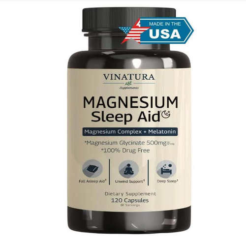 美甘氨酸镁情绪压力Magnesium Glycinate Sleep Aid L-Theanine