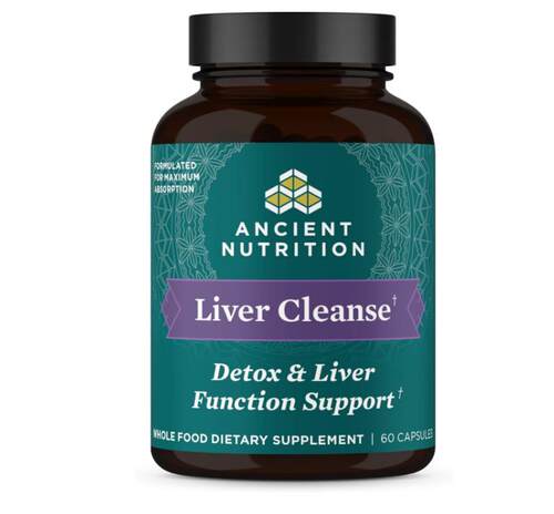 美国成人肝脏保健品Liver Detox Cleanse奶蓟草蒲公英根灵芝60粒