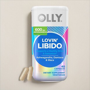 Libido植物提取女士保健醉茄玛咖Boost Damiana Lovin 美国OLLY