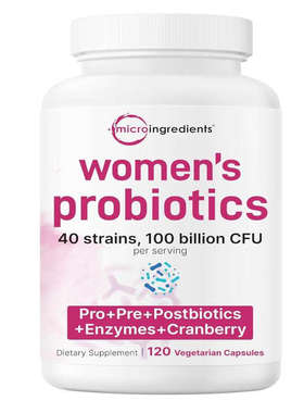 Micro Ingredients Probiotics Women女士益生菌甘露糖蔓越莓pH平