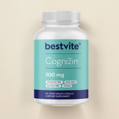 美国成人脑力保健BESTVITE Cognizin 500mg Citicoline60粒