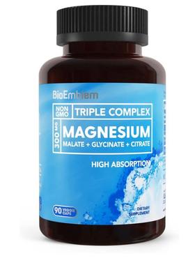 BioEmblem Triple Magnesium300mg Magnesium Glycinate镁复合物