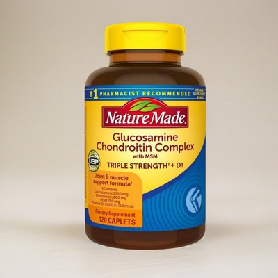 美国成人关节保健氨糖软骨素MSM Joint+D3骨骼保健Glucosamine120